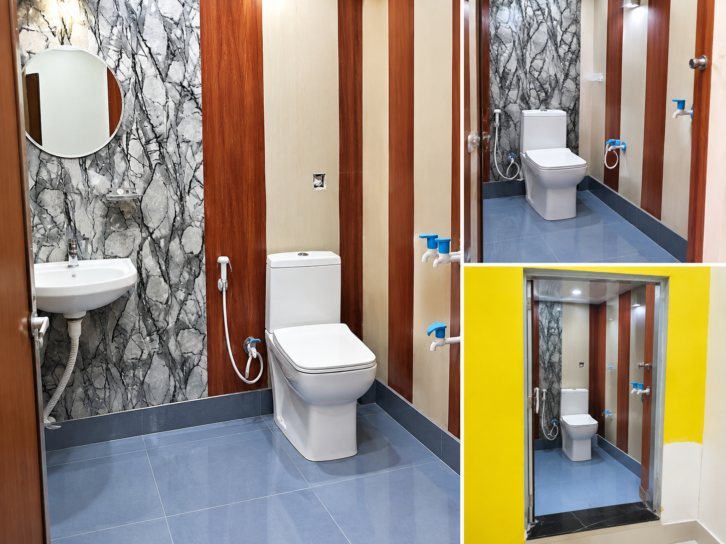 Bathroom 4, Radhika Guest House Nandgaon, Mathura