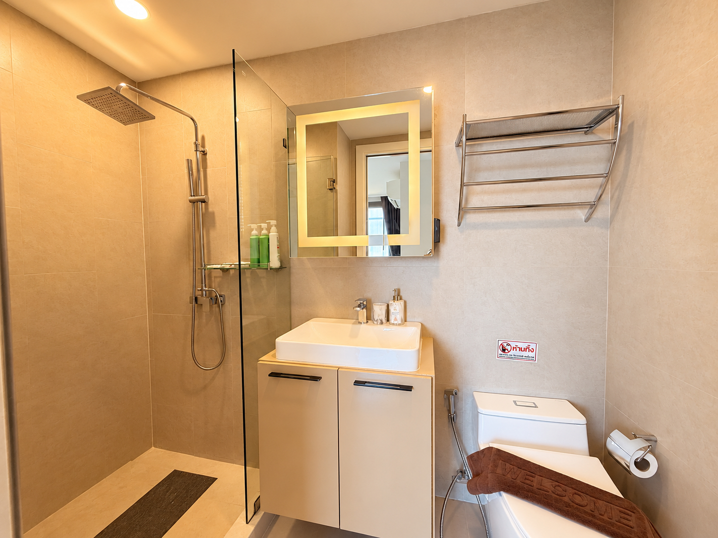 Bathroom 4, B501-Hi-ended Seaview 2brs with 300m walking To Ao Nang Beach, Mueang Krabi