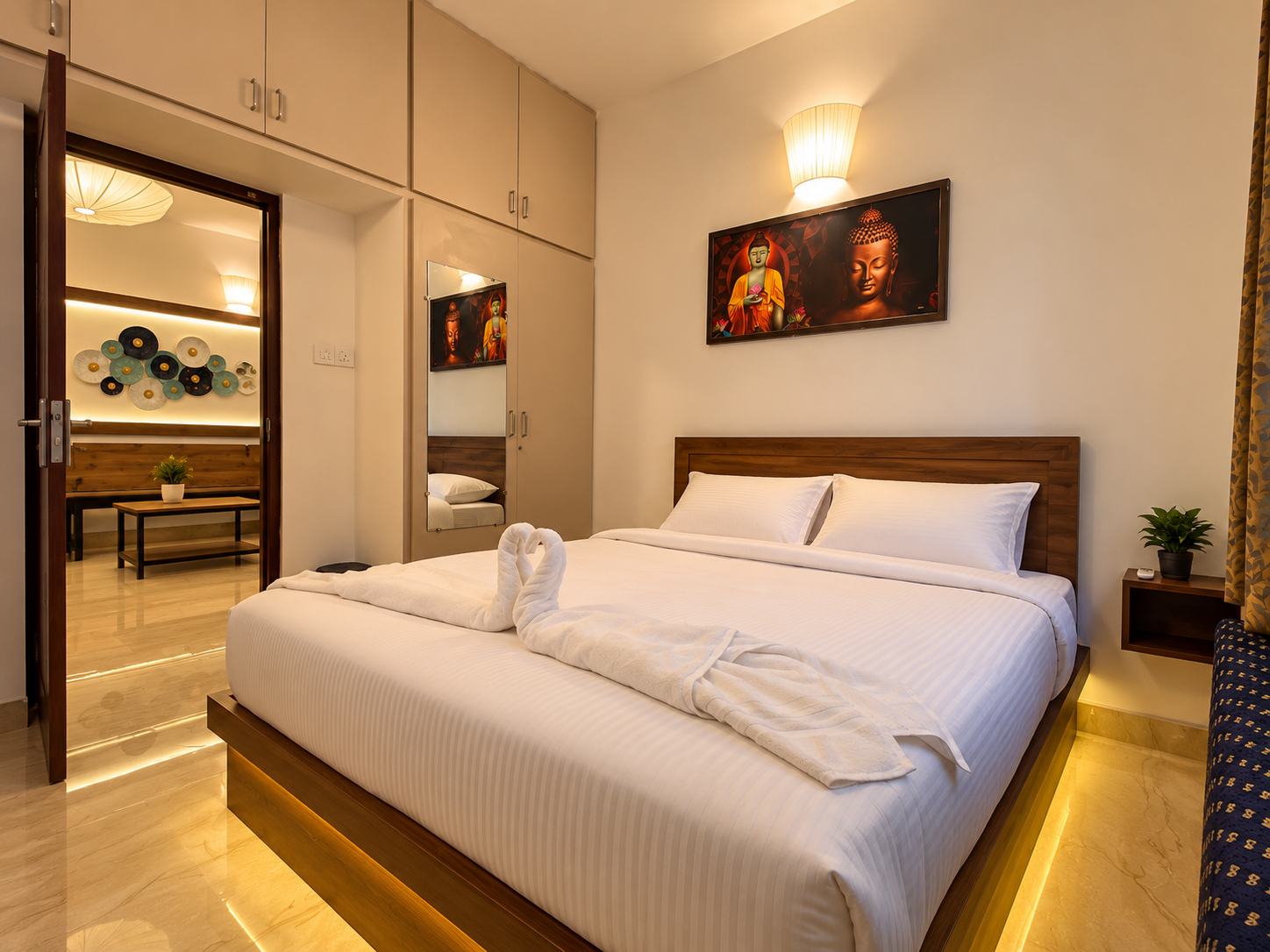 Bedroom 2, La Tamara Luxury - TIE Hotels & Resorts, Viluppuram