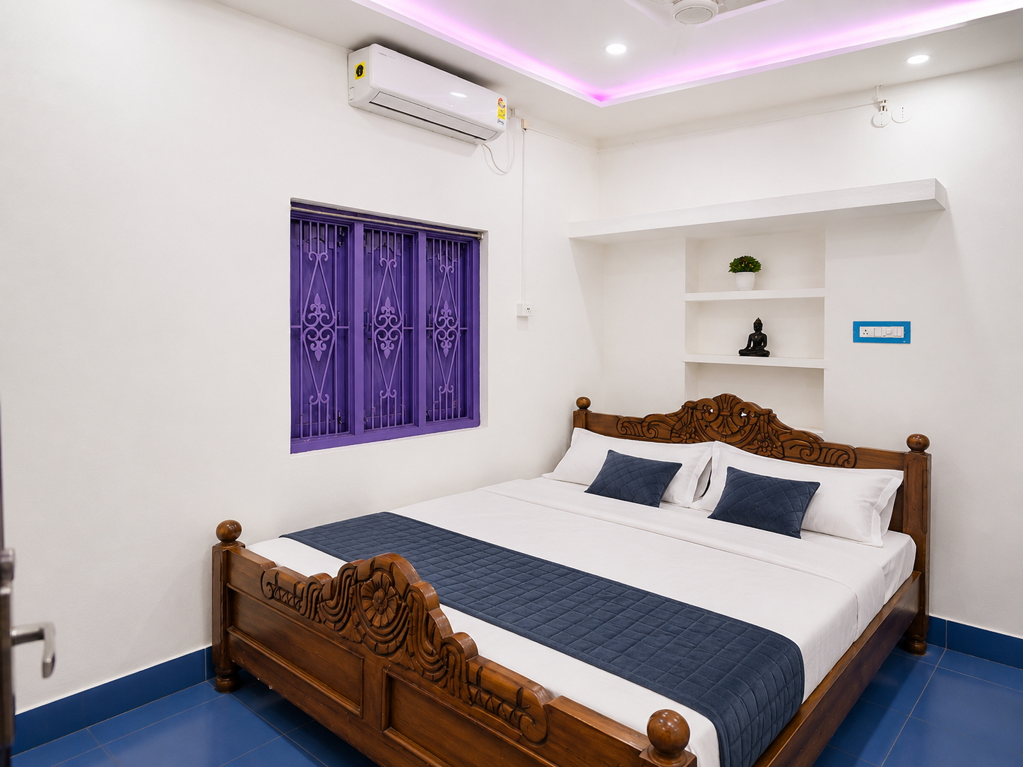Bedroom 2, Goroomgo Sandhya Homestay Puri, Puri