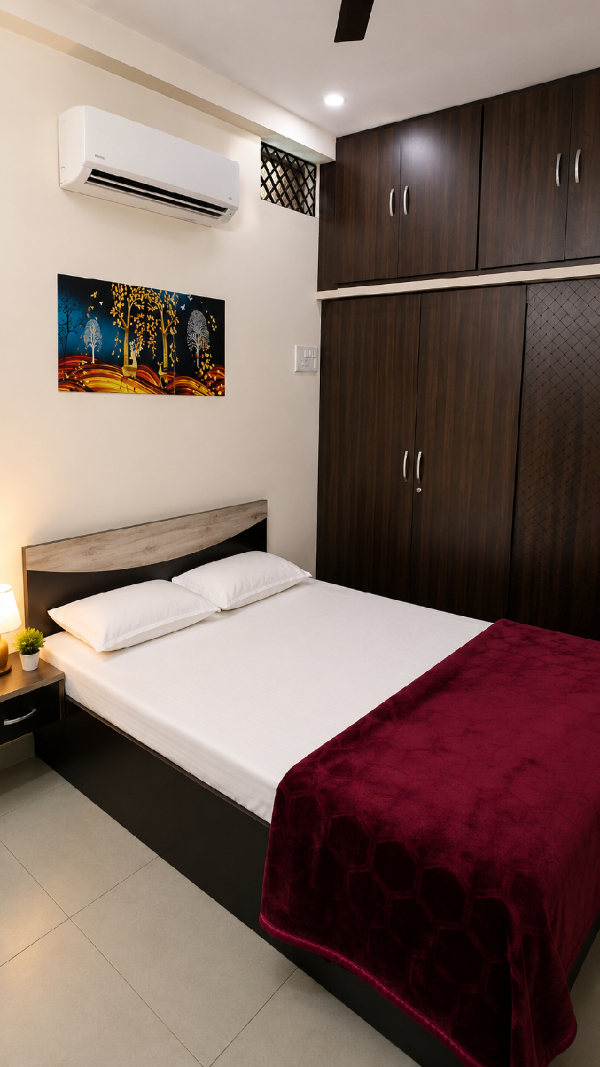 Bedroom 2, Goroomgo Shree Ram Kuti Homestay Ujjain, Ujjain