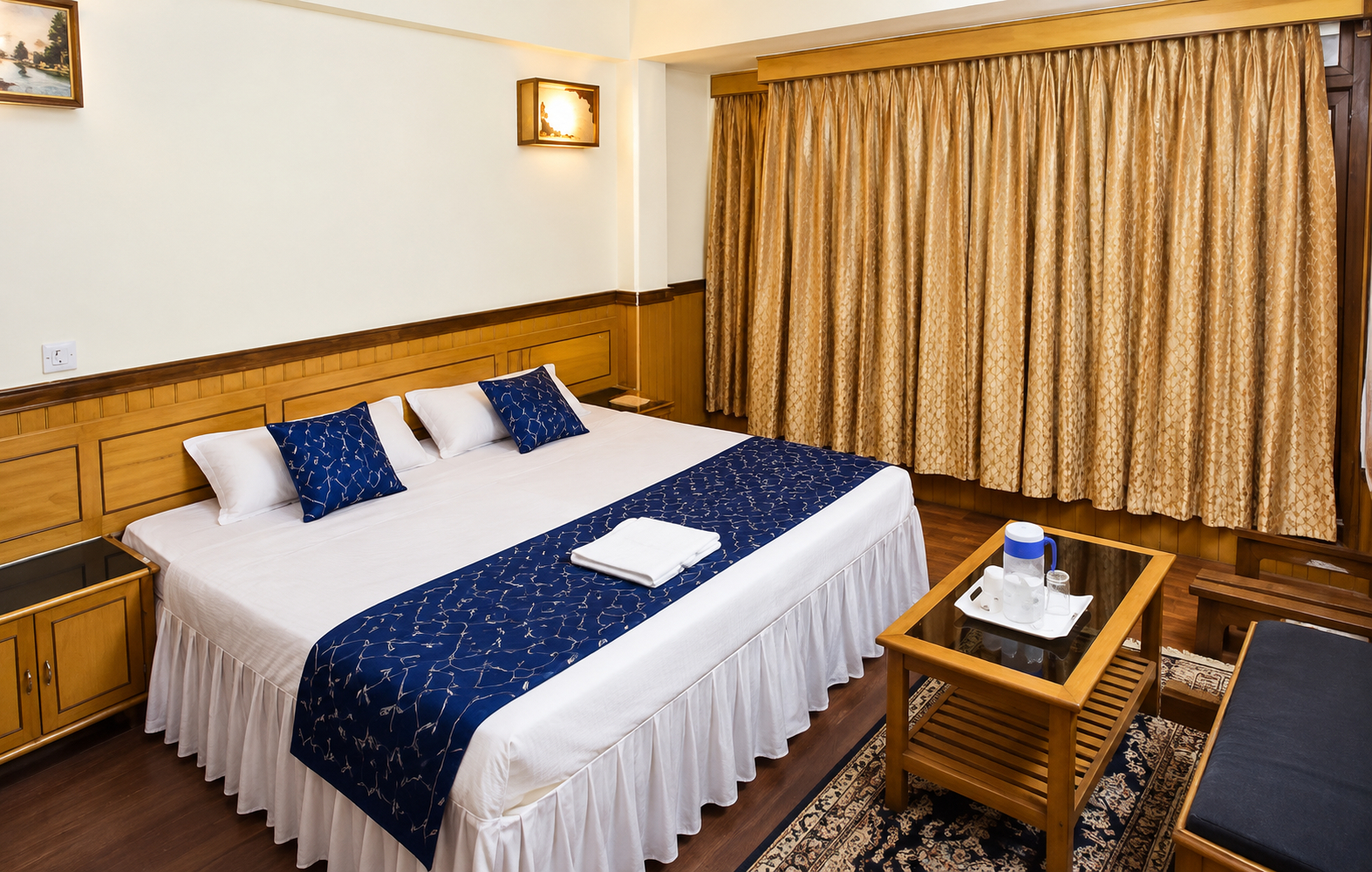 Bedroom 2, Goroomgo Fiza Guest House Pahalgam, Anantnag