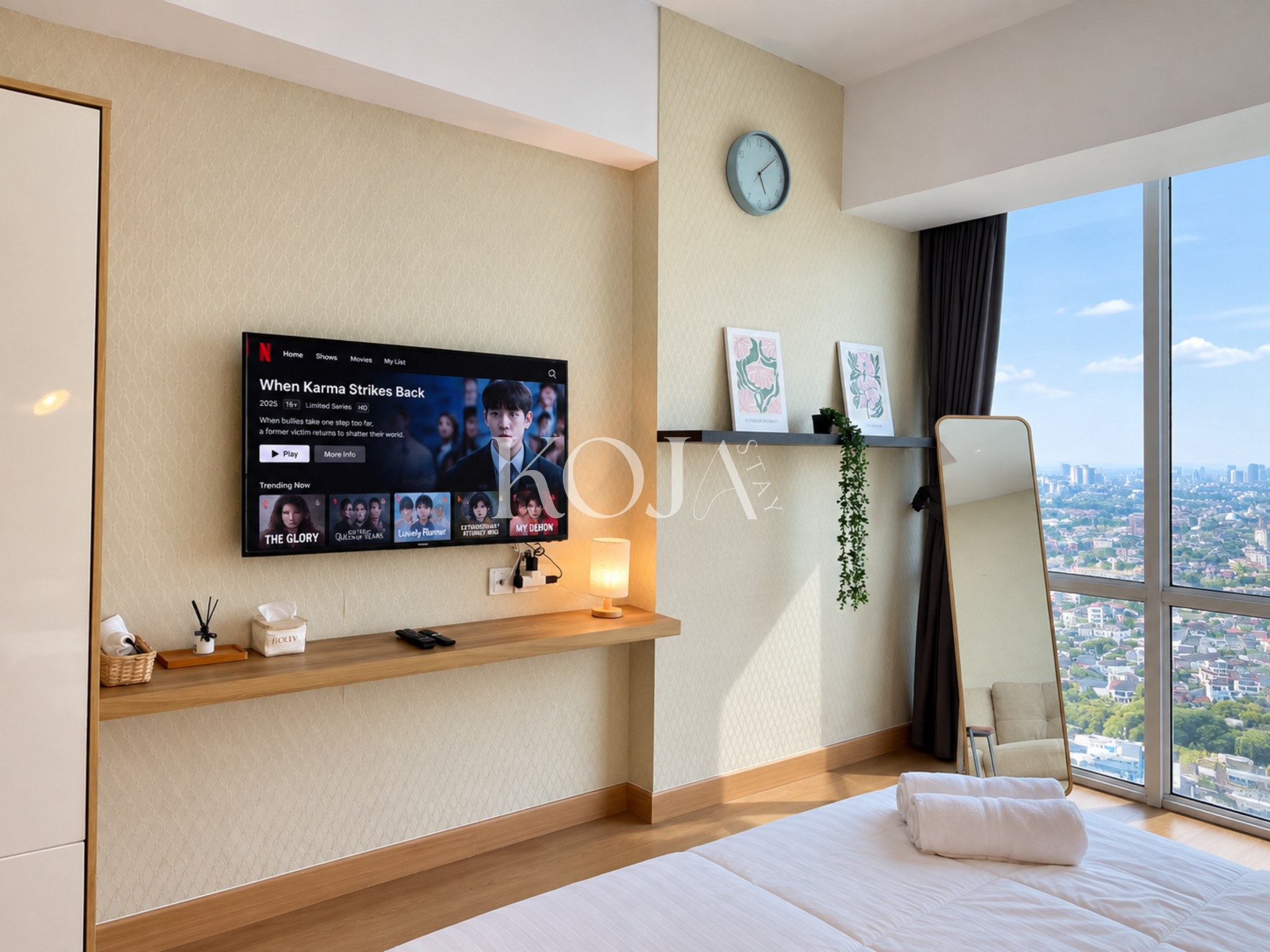 Bedroom 3, U-Residence Karawaci Apartments, Tangerang
