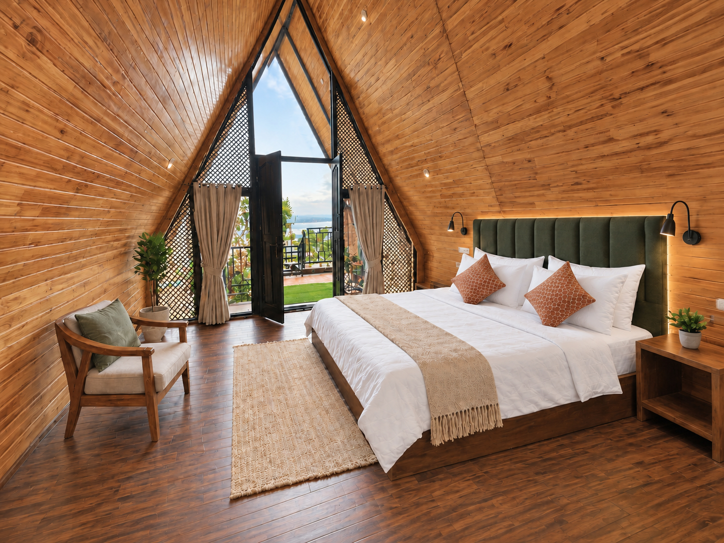 Bedroom 3, Aurum Luxury Collection by Stay Pattern, Srinagar