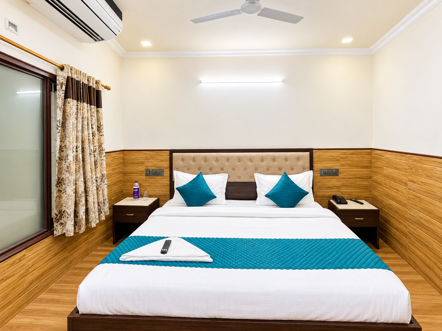 Bedroom 2, Roomshala Vasant Villas- ILBS Hospital, Delhi