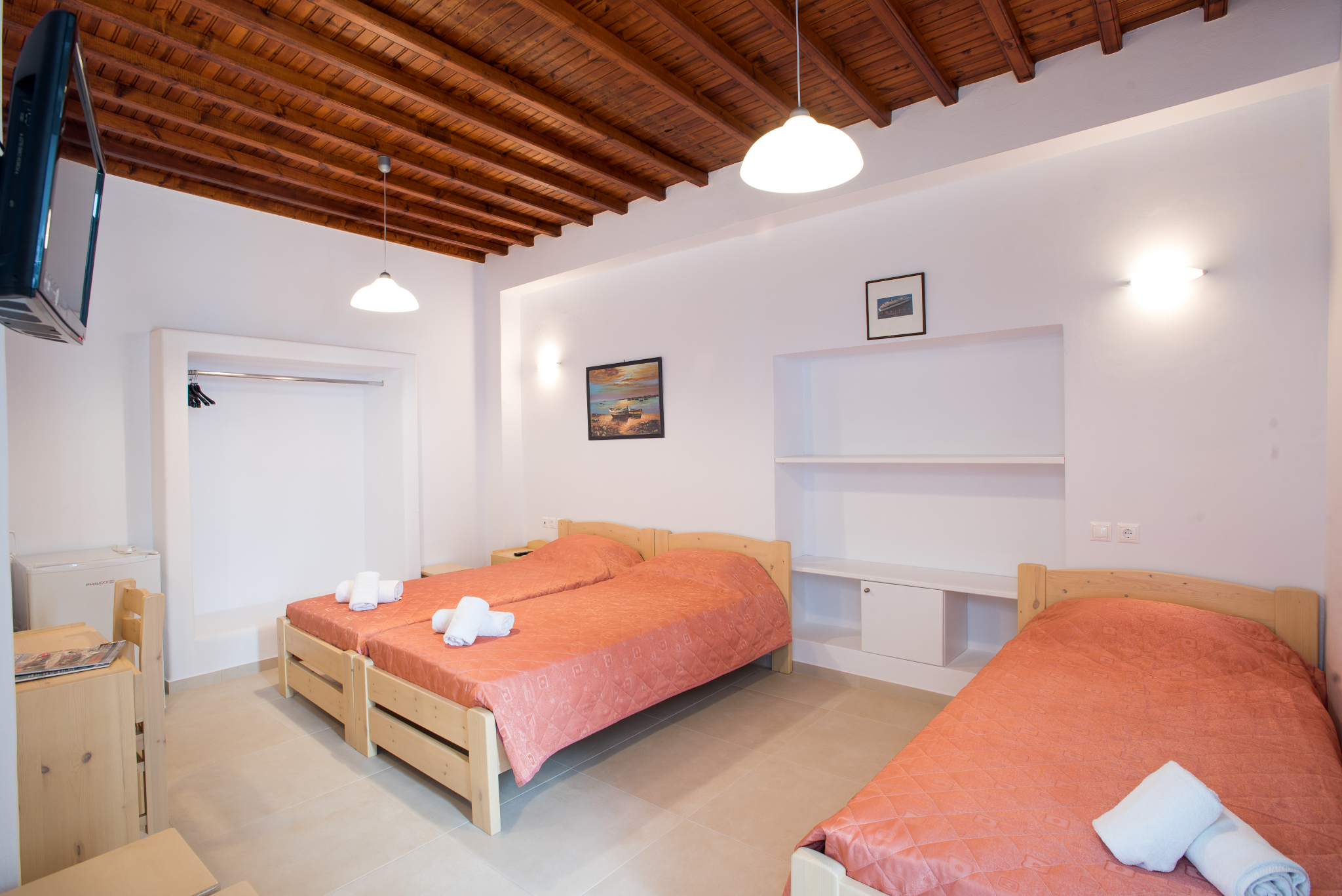 Bedroom 3, Florance Rooms, South Aegean