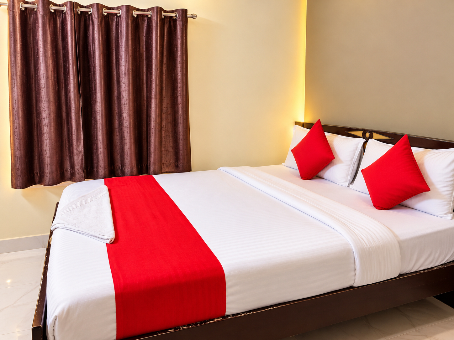 Bedroom 3, Royal Guest Inn HSR Layout, Bangalore
