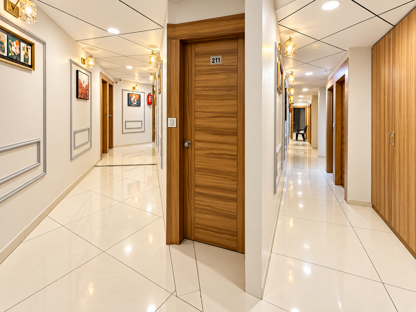 Public Area, Hotel Silver Inn, Gandhinagar