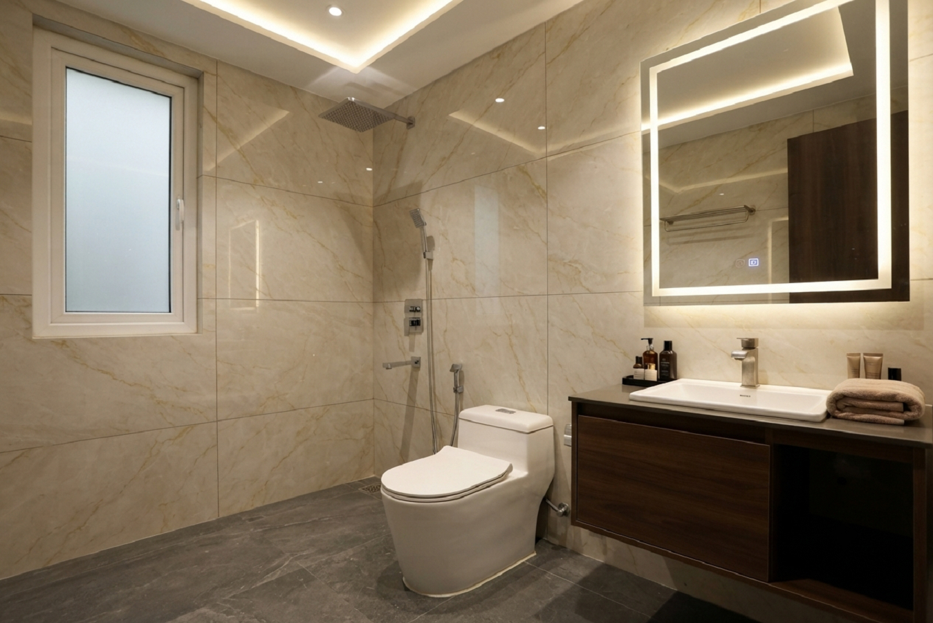 Bathroom 3, Hotel Park Suites At Airport, Delhi