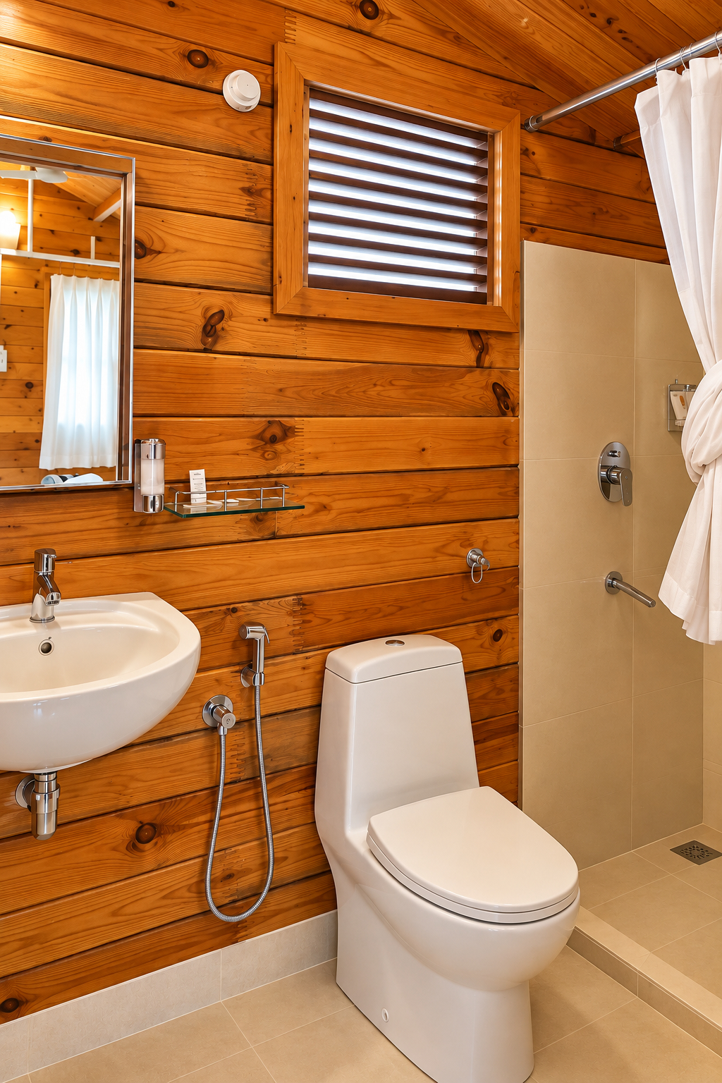 Bathroom, B R Cottages, South Goa