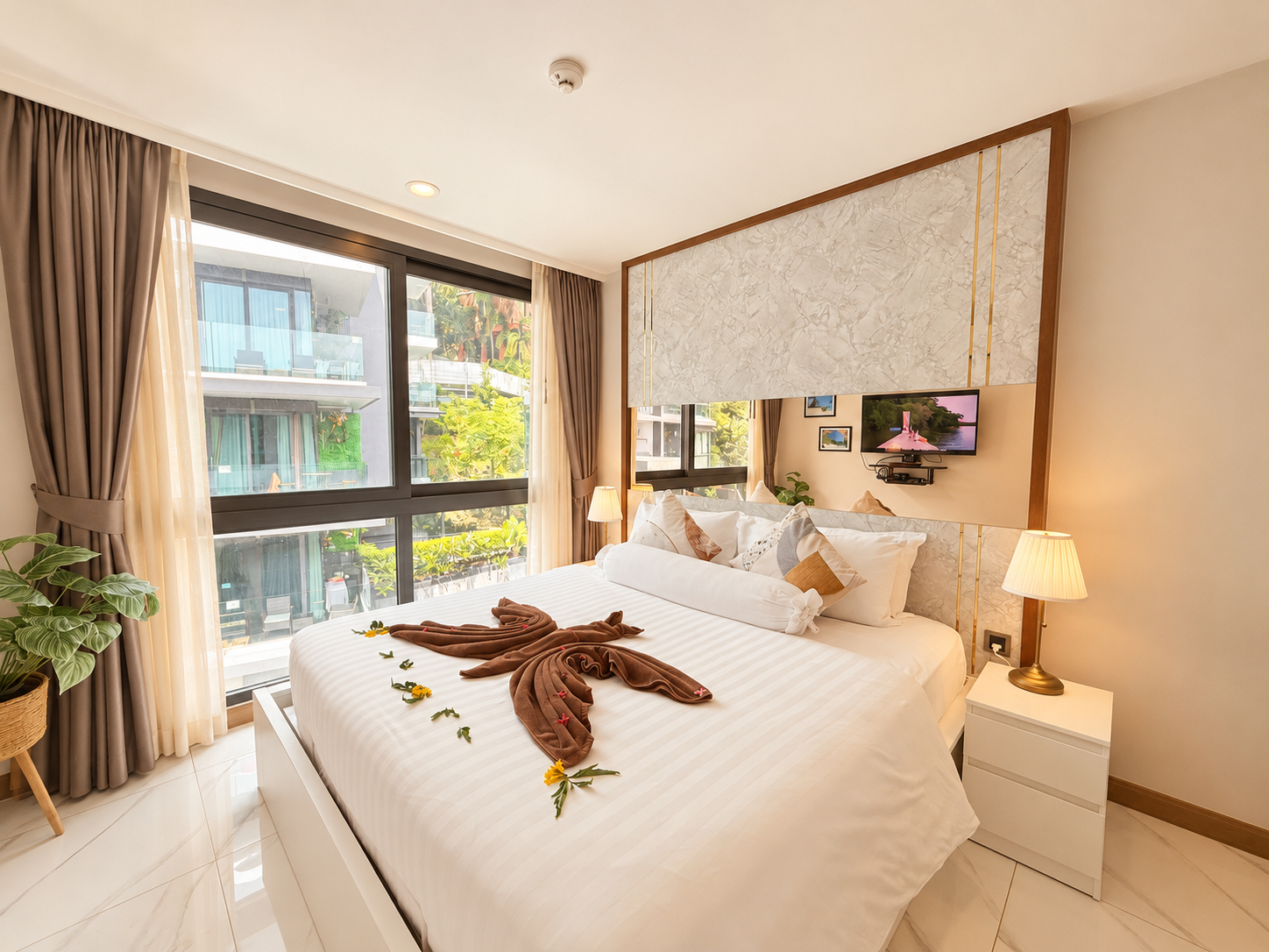 Bedroom 2, B504-partial Seaview Top Floor 1br Ao Nang Beach, Mueang Krabi