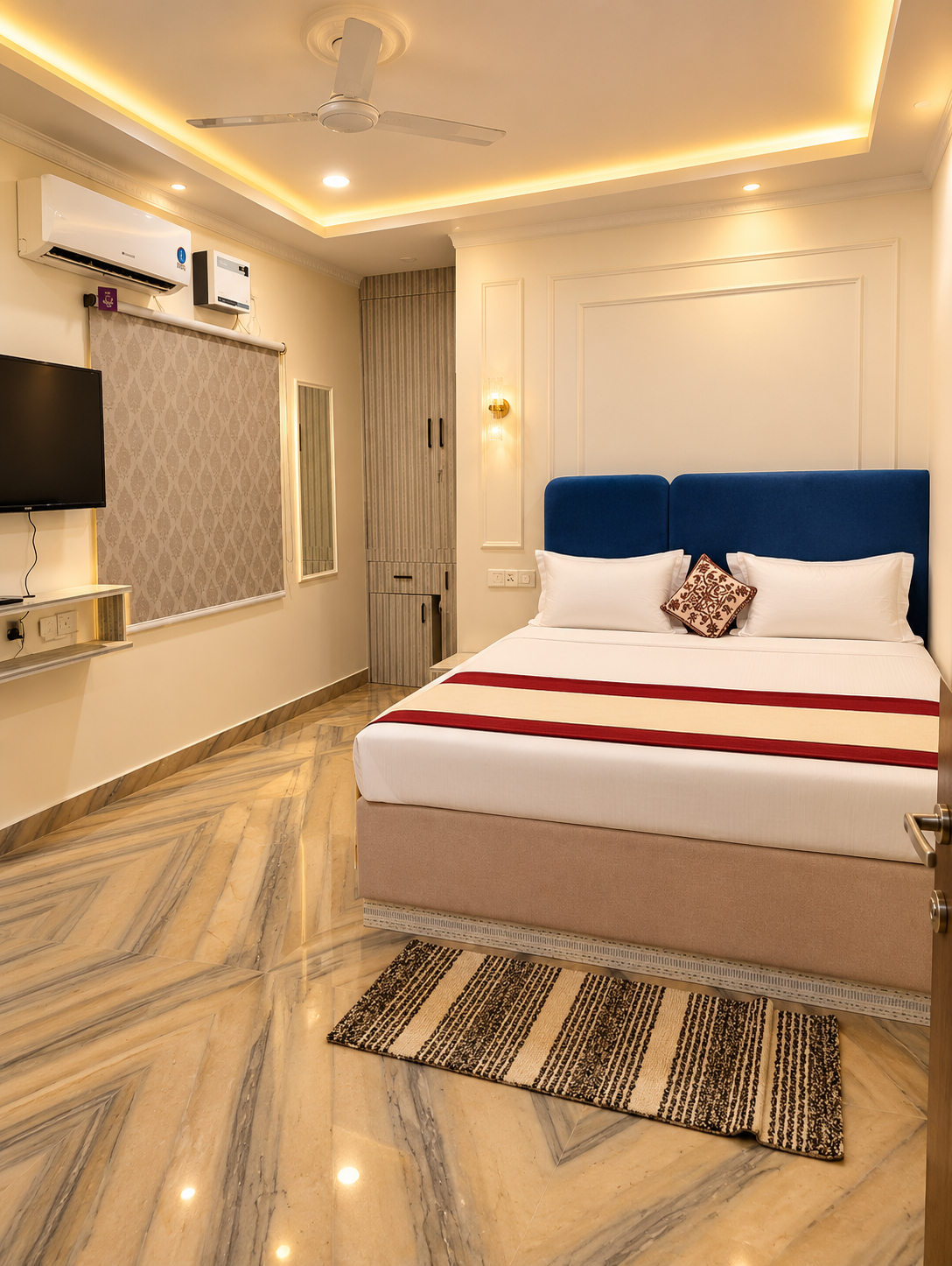 Bedroom 2, Hotel Seva Mithila Puri, Puri