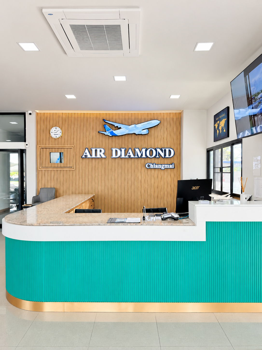 Public Area 2, Air Diamond Hotel, Mae Taeng