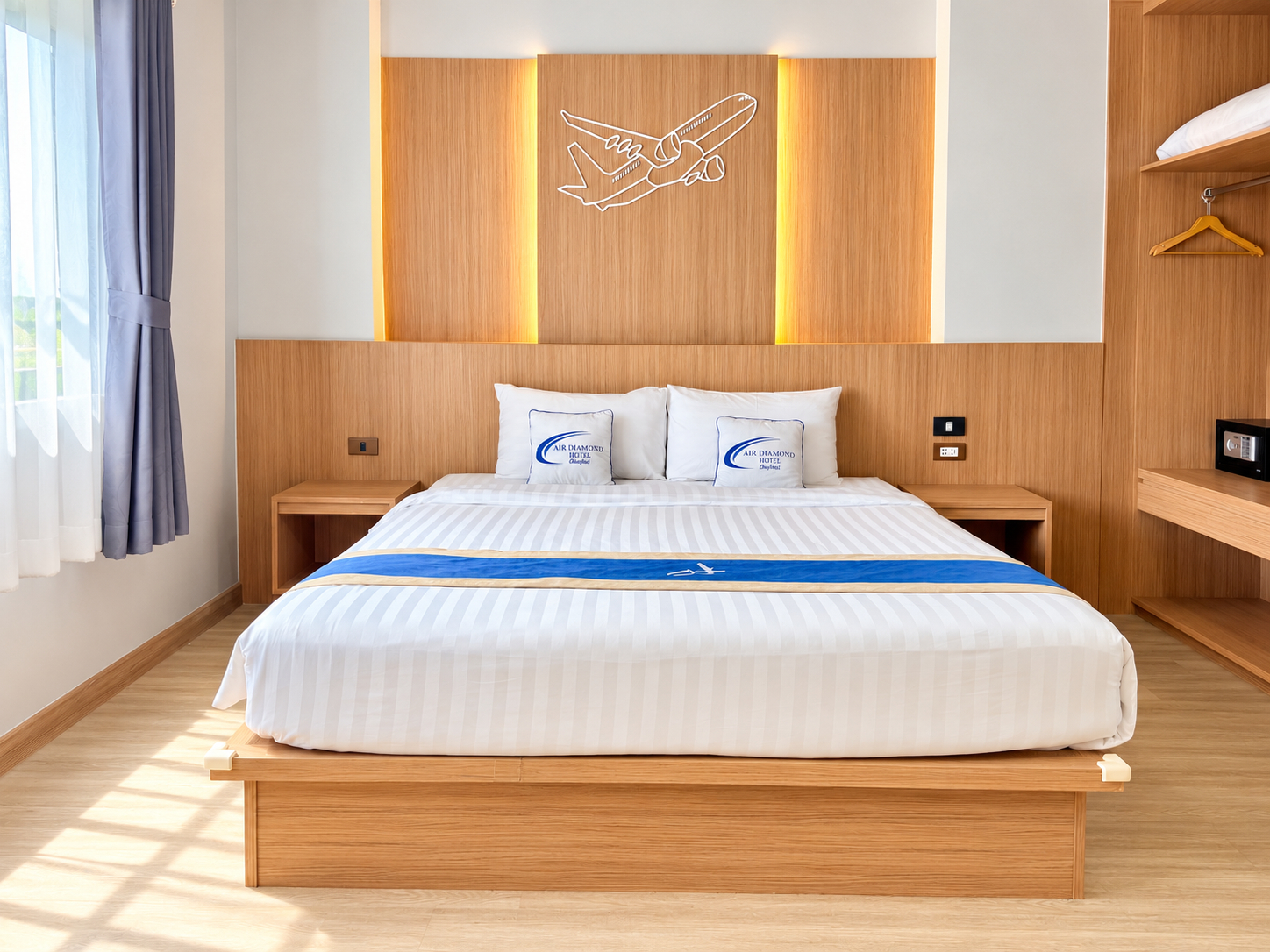 Bedroom 3, Air Diamond Hotel, Mae Taeng