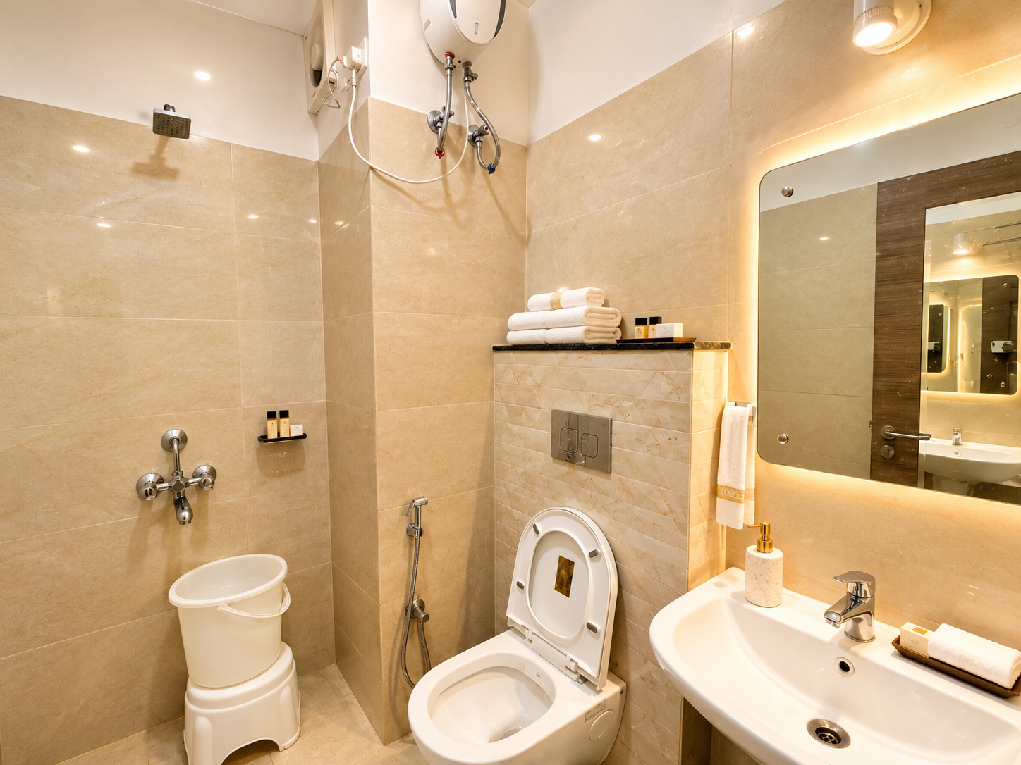 Bathroom, Royal Beach Inn Puri, Puri