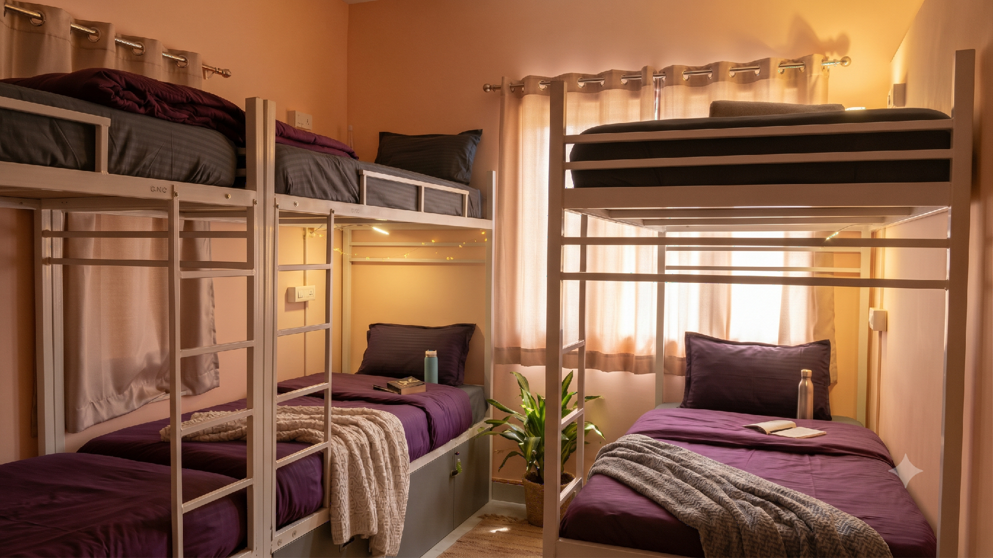 Bedroom 2, Cayzen Backpackers Hostel Perungudi, Chennai