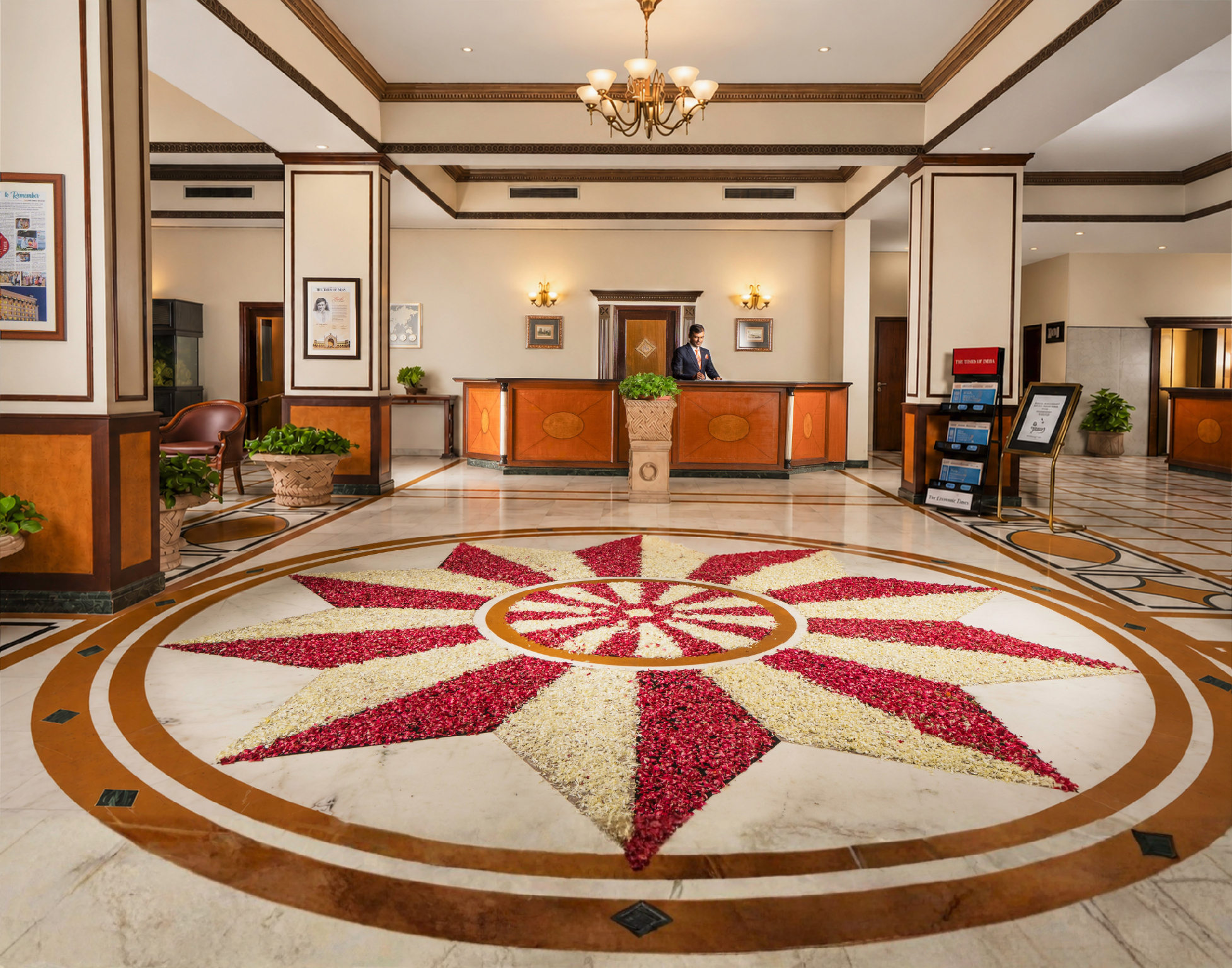 Public Area, Hotel Kanha Shyam, Kaushambi