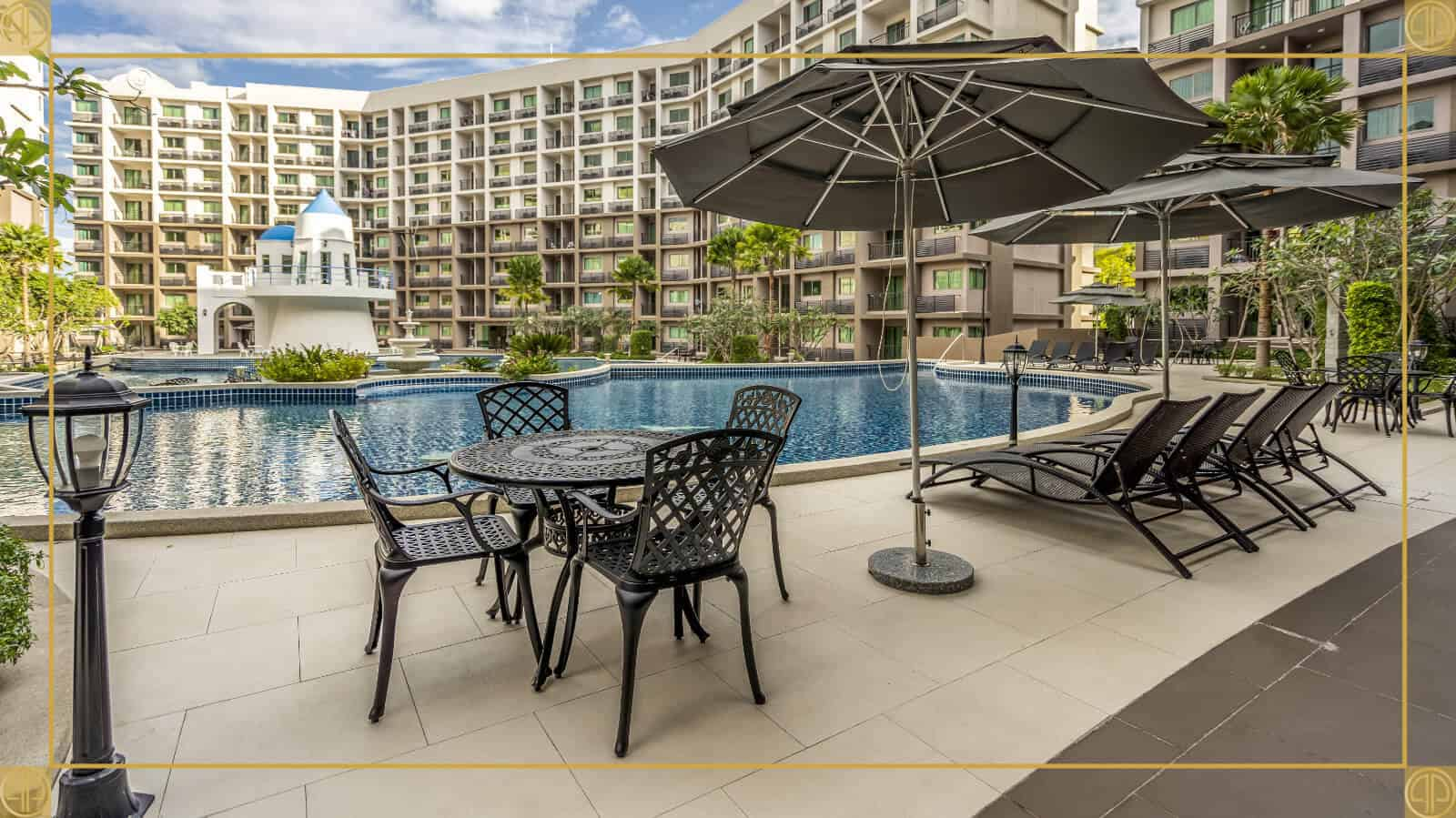 Public Area 4, Super 1BDR in Water Park Resort, Pattaya