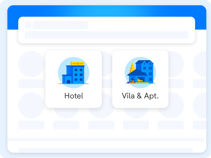 Buka aplikasi tiket.com, lalu pilih menu Hotel atau Homes di halaman utama. Masukkan detail yang dibutuhkan dan pilih “Ayo Cari”.