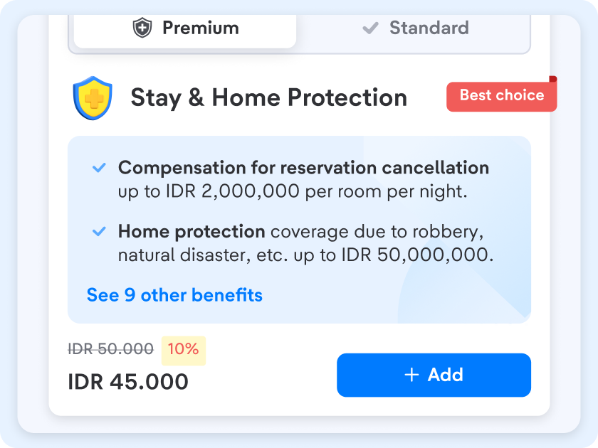 Fill in all the required details on the Booking Form page. Then, select the insurance you need in the Extra Protection section.
