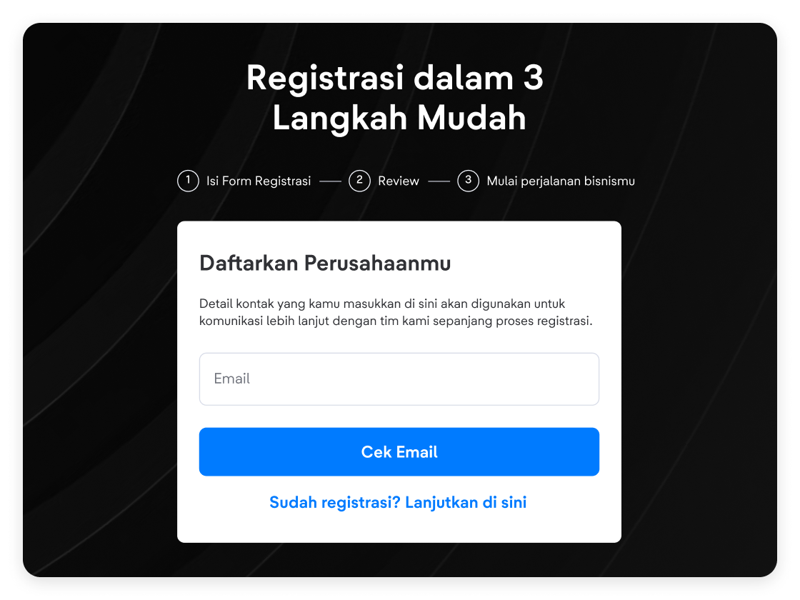 Anda bisa langsung daftar di tiket.com for Corporate.