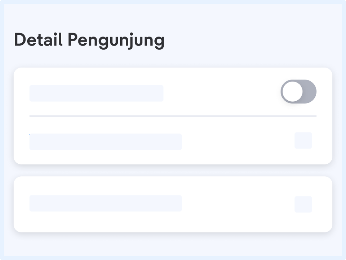 Lengkapi data pemesan dan pengunjung. Pastikan data yang diisi sudah benar.