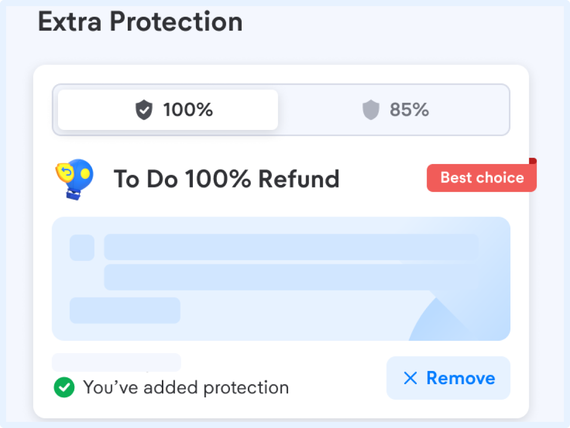 Select the To Do 100% Refund product. Read the terms and conditions carefully.