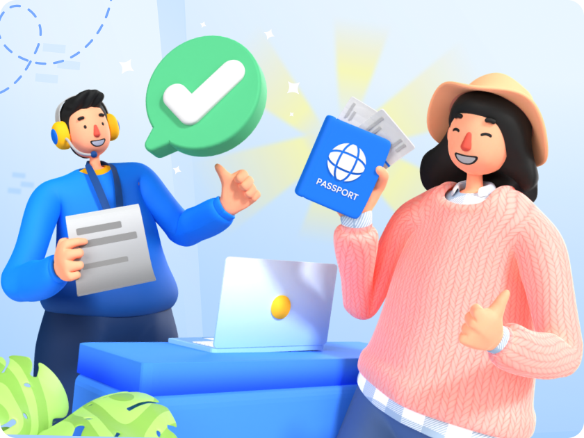 tiket 100% Refund bisa kamu pakai untuk ningkatin peluang pengajuan visa diterima. Namun, kalau pengajuannya ditolak, kamu bisa batalin tiket dan dapat refund 100% dari harga tiketmu.