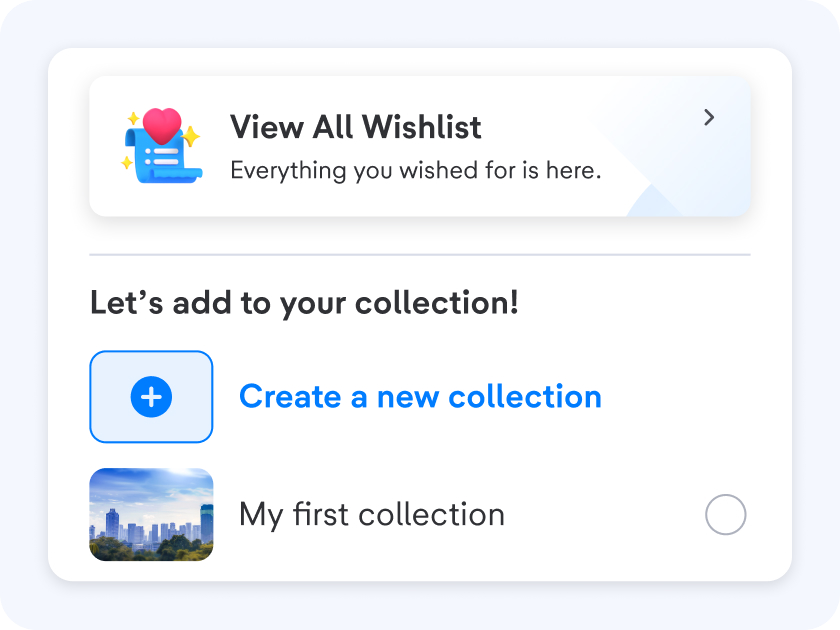 Add to your saved collection or create a new one.