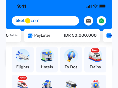 Yay! You can now use your limit at tiket.com, Blibli, and Indodana Finance.