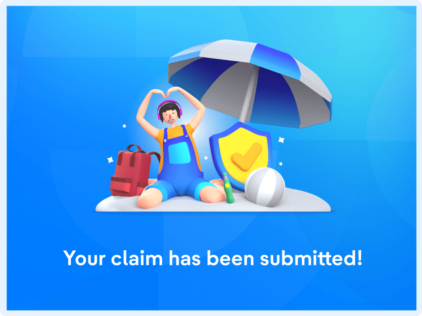 The review process will take up to 7 days after you submit your claim.
