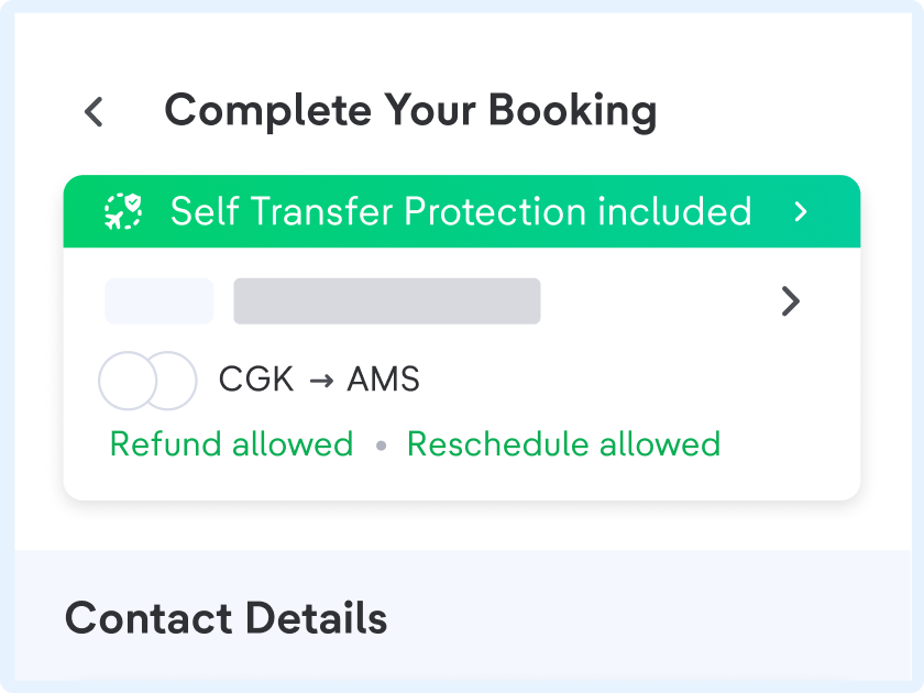 3. Complete your booking