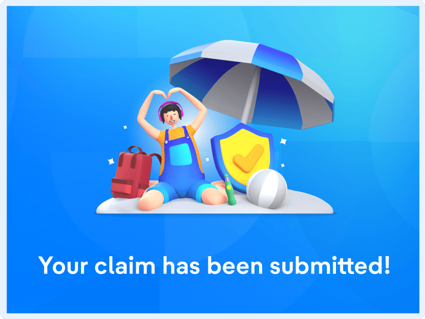 The review process will take up to 7 days after you submit your claim.