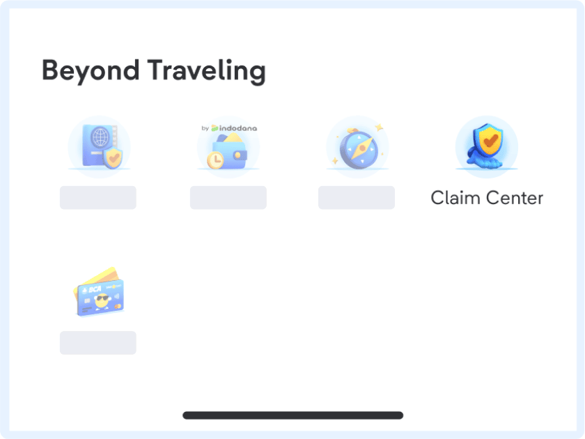 Visit the Insurance from tiket.com's homepage and go to "My Insurance"