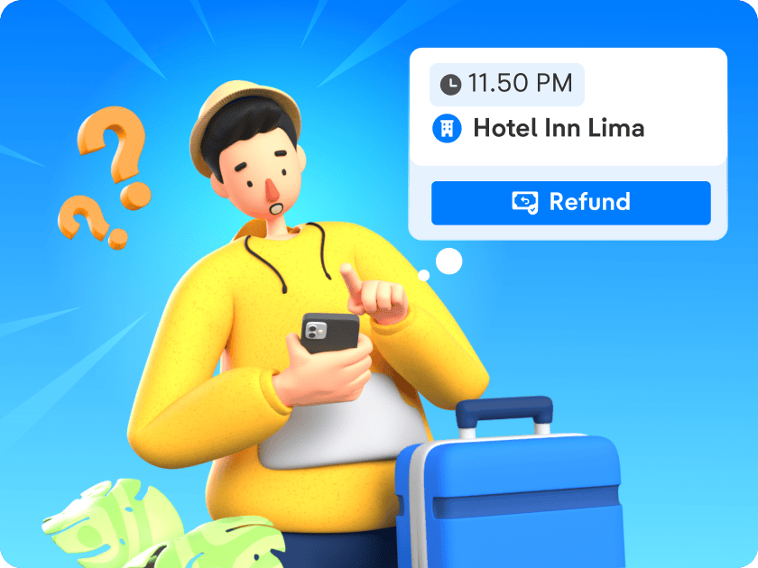 You can cancel your booking for any reason before 11:59 PM on your check-in date.