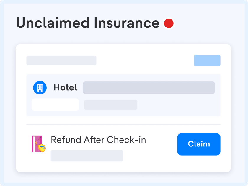 Find Refund After Check-in your hotel order.