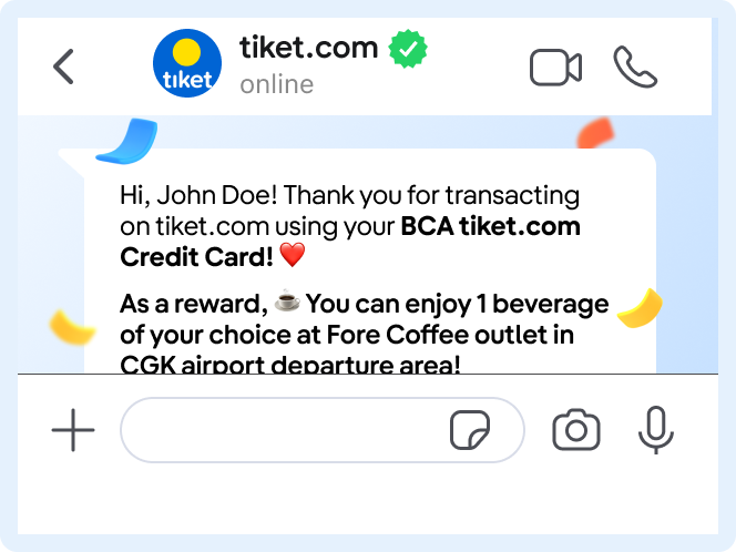 After booking your ticket, you will receive a message confirming your reward eligibility.