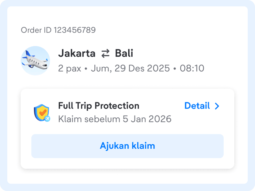 Pilih asuransi yang ingin kamu klaim pada menu Pesanan Aktif.