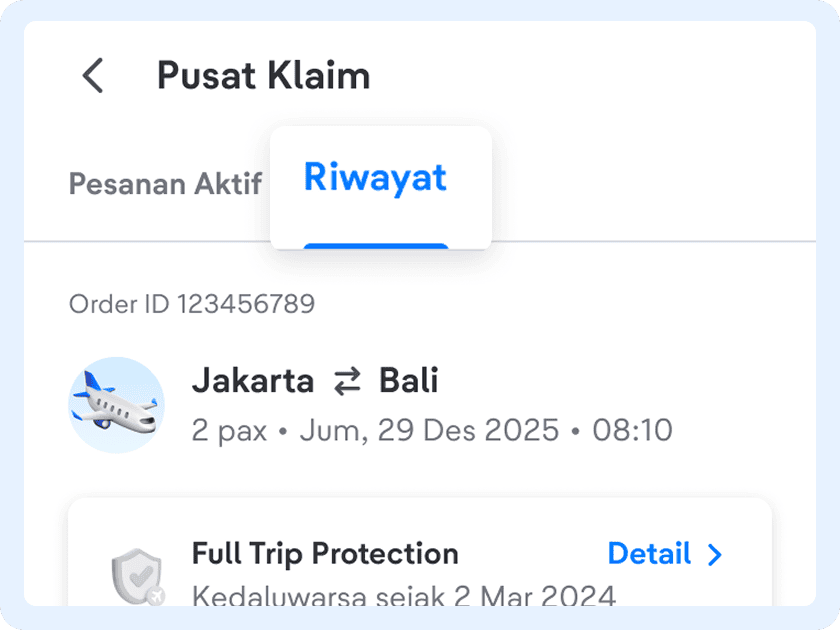 Kamu bisa melihat daftar asuransi yang belum diklaim dan sudah kedaluwarsa di sini.